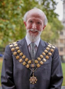 Professor David C Wilson following his inauguration in Westminster as 2017-18 CIWM President
